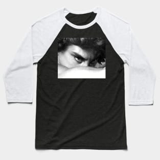 reinterpretation of the gaze of The Fallen Angel black and white (oil on canvas), Alexandre Cabanel Baseball T-Shirt